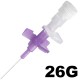 Branule cu valva violet sterile 26G/0.60x19/CE (100 bucati)