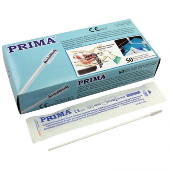 Periute recoltare endo cervicala, perie nylon sterila - pentru testul Papanicolau