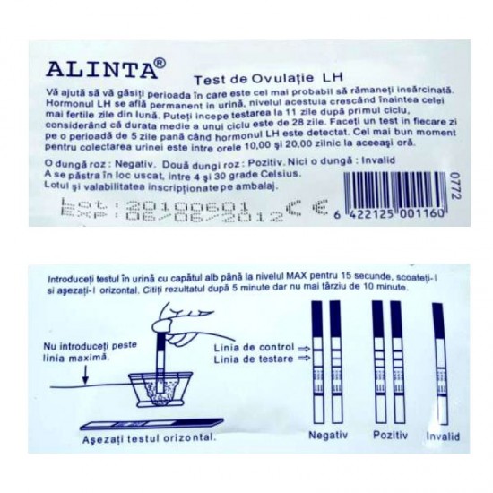 Test ovulatie LH urina, 3.3mm