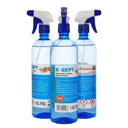 K-SEPT Dezinfectant de Maini pe baza de alcool 75% cu pulverizator, 750 ml